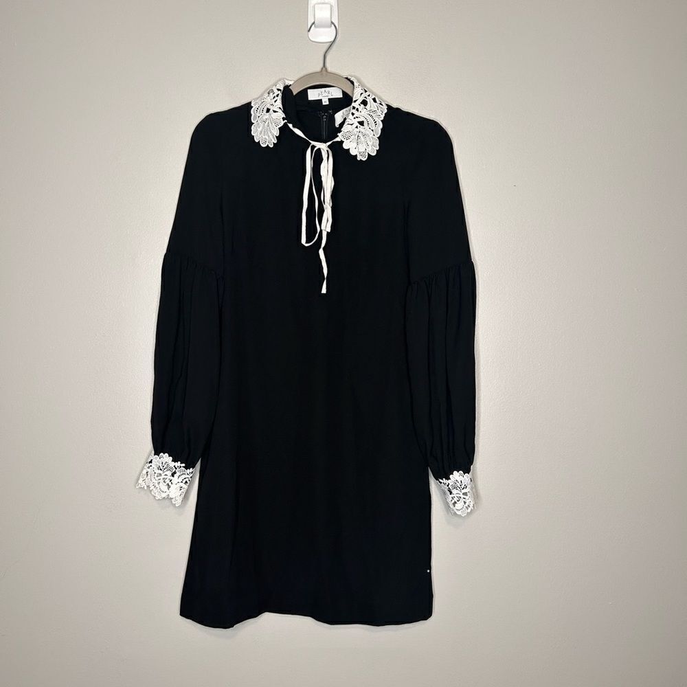 Pearl by Lela Rose Lace Collar Dress NWT